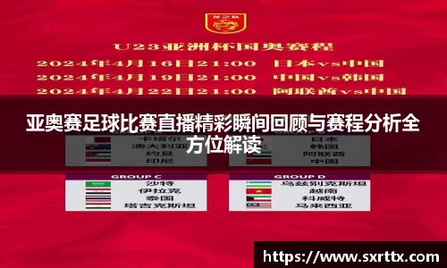 亚奥赛足球比赛直播精彩瞬间回顾与赛程分析全方位解读
